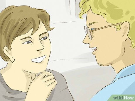 He won't be able to resist giving you compliments if he likes you.