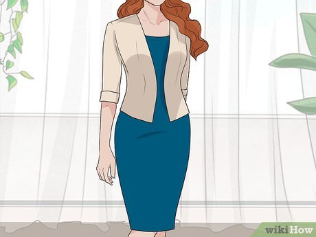 If the atmosphere is sophisticated, walk in with this chic outfit.