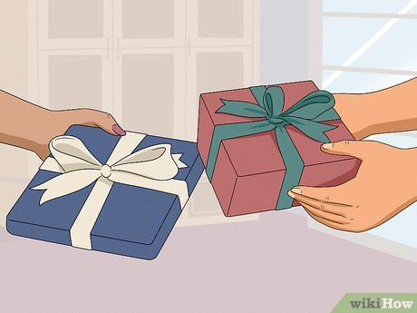 Step 2 Discuss the option of giving gifts to one another.