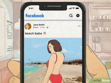 Avoid just posting photos with you and a big group of friends.