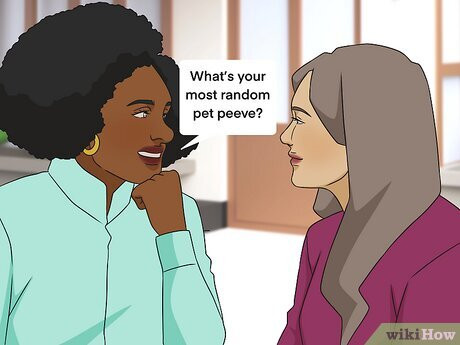 If the conversation lags, shake things up with a funny question.