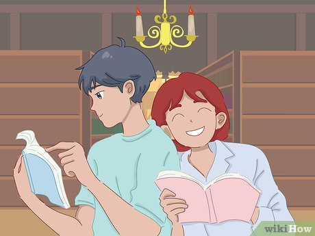 Step 1 Sit next to him.