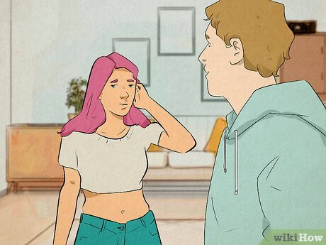 Step 3 They tell you they're fine when they don't seem fine.