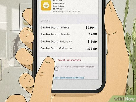 Step 2 Cancel your premium subscription if you have one.